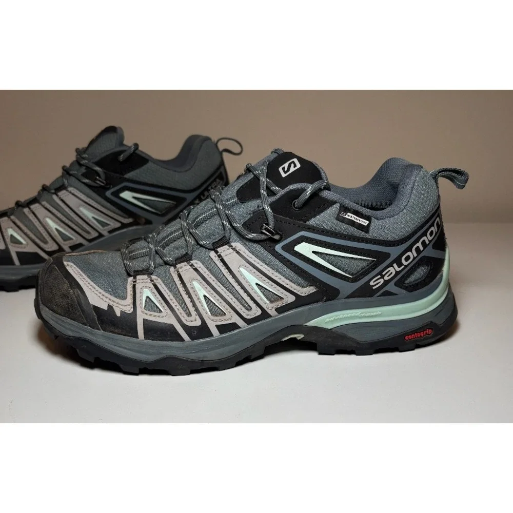 Women's Salomon x ultra pioneer waterproof Shoes | Gray Black | Size 8